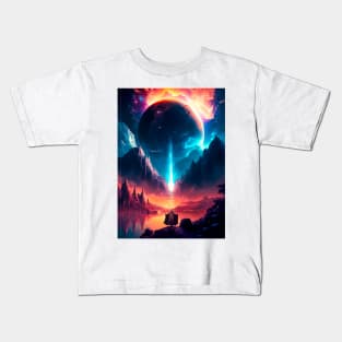 Magic in Chaos: Universe's Landscape Kids T-Shirt